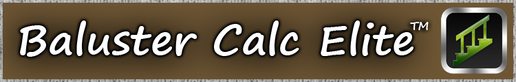 Baluster Calc Header